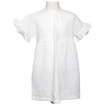 Dress (White) from Zara Cotton