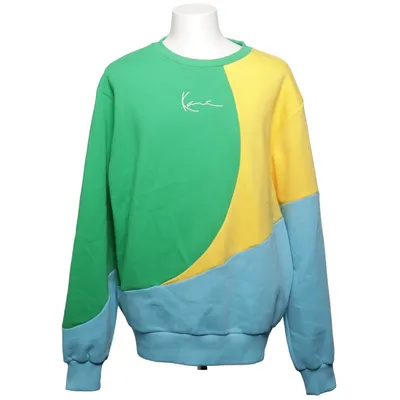 Sweatshirt (Grøn, Gul, Blå) fra Karl Kani Bomuld, Polyester