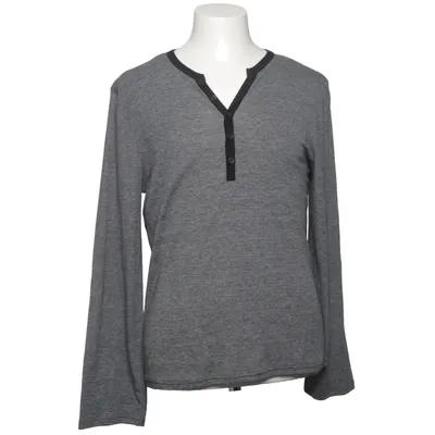 Henley shirt (Grijs) van Topman Katoen, Polyester