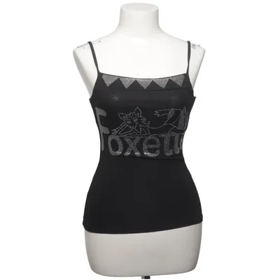 Tank Top (Black) from Fox Elastane, Viscose