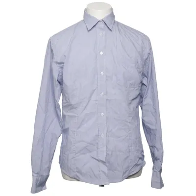 Shirt (Blue, White) from You Cotton, Polyester