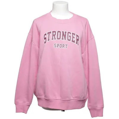 Collegetröja (Rosa) från Stronger Bomull, Polyester
