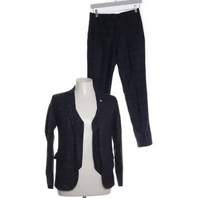 Suit (Blue, Multicolored) from Birmingham Wear Polyester, Viscose