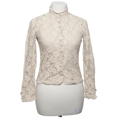 Cardigan (Beige) from By Ti Mo Cotton, Elastane, Polyamide