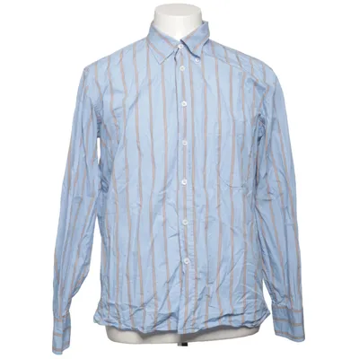 Chemise (Bleu, Marron) de Universal Works Coton