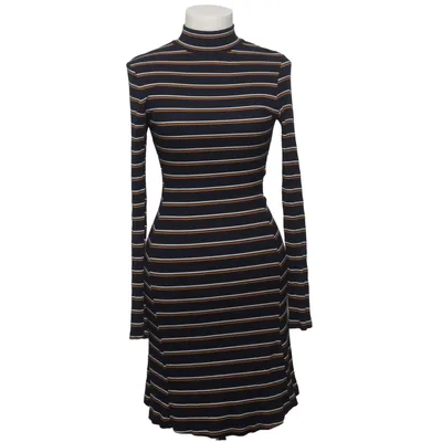Robe à col roulé (Bleu, Blanc, Jaune) de Ckh Élasthane, Polyester, Viscose