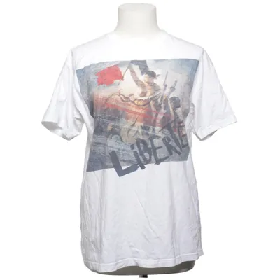 T-shirt (White, Multicolored) from Louvre Cotton