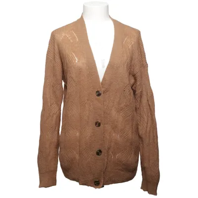 Cardigan (Brown) from Your Face Acrylic, Mohair, Polyamide, Wool