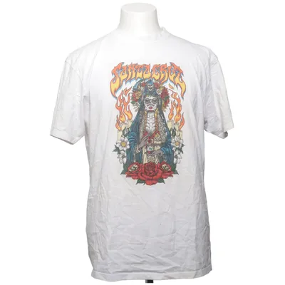 T-shirt (White, Multicolored) from Santa Cruz Cotton