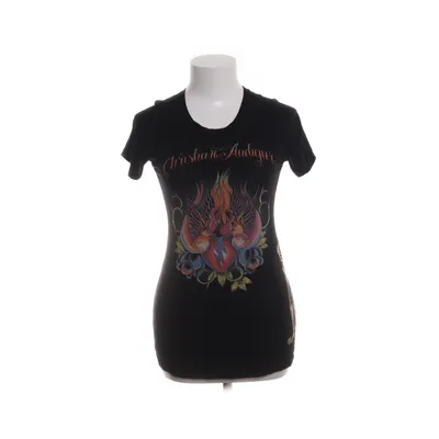 T-shirt (Black, Multicolored) from Christian Audigier Bamboo