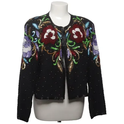 Veste (Noir, Multicolore) de Frank Usher Soie