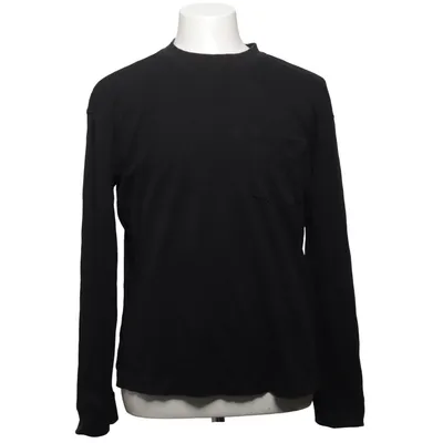 Lange mouwen shirt (Zwart) van Dressmann Katoen