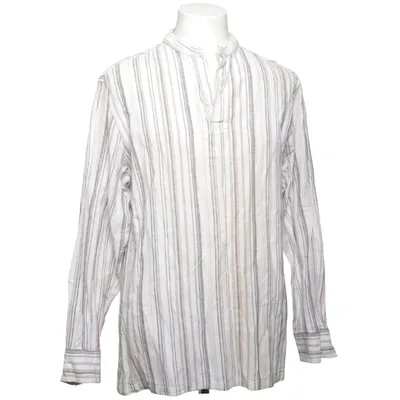 Chemise (Beige, Bleu, Marron) de Dunnes Stores Coton, Lin