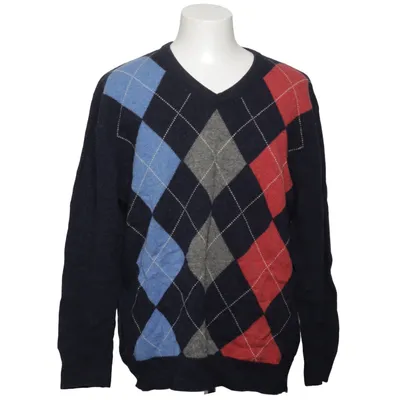 Pullover (Blau, Grau, Rot) von Peter Fitch Wolle