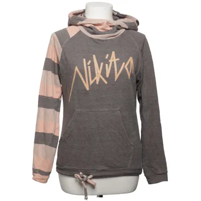 Capuchon sweater (Grijs, Beige) van Nikita Katoen
