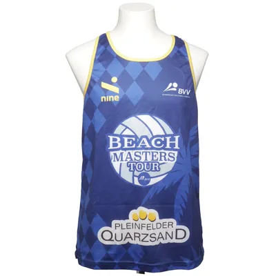 Basketball Hemd (Blau, Gelb) von Nine Polyester