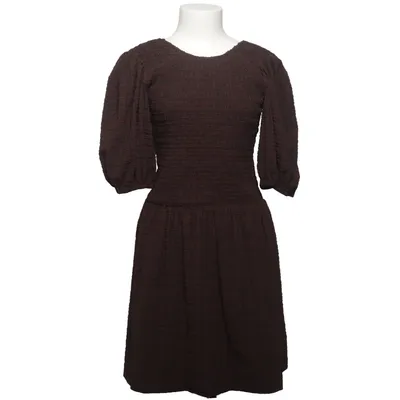 Klänning (Brun) från Ganni Elastan, Polyamid, Återvunnen polyester