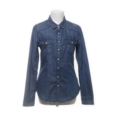 Denim shirt (Blue) from Review Cotton, Polyester