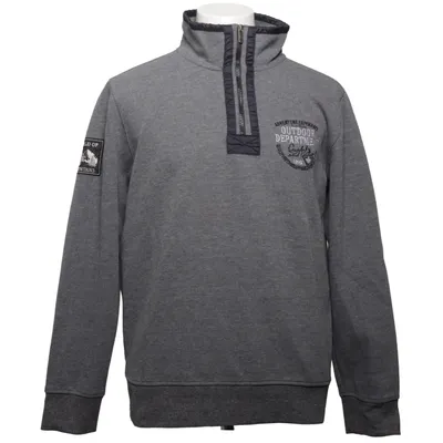 Rollkragenpullover (Grau) von Man's World Baumwolle, Polyester