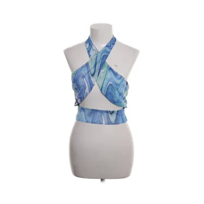 Halter neck top (White, Blue, Green) from The Kript Polyester, Elastane