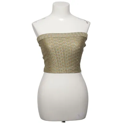Top tube (Beige, Vert) de Hanne Bloch