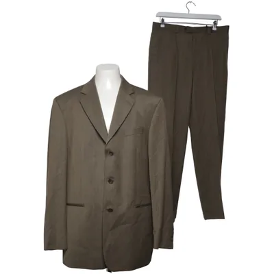 Anzug (Braun) von Taylor's Club Collection Polyester, Viskose, Wolle