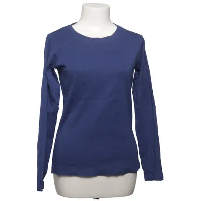Langærmet t-shirt (Blå) fra Brookshire Bomuld