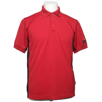 Poloshirt (Rood, Zwart) van James Harvest Polyester