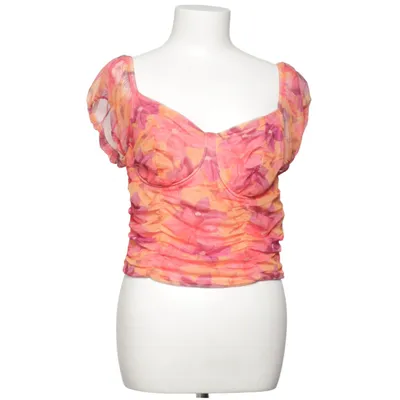 Crop top (Pink, Orange, Multicolored) from Sinsay Elastane, Polyester