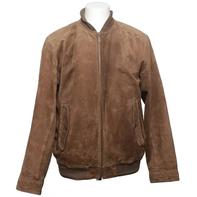 Leather jacket (Brown) from Redwood Outdoor Sportswear Leather, Polyester