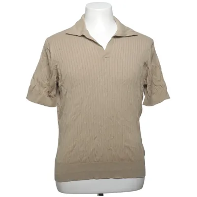 Pikétröja (Beige) från Massimo Dutti Bomull, Linne
