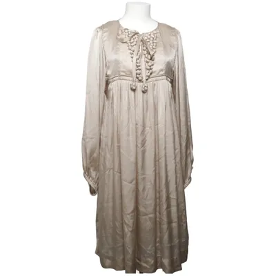 Dress (Beige) from By Malene Birger Silk, Viscose