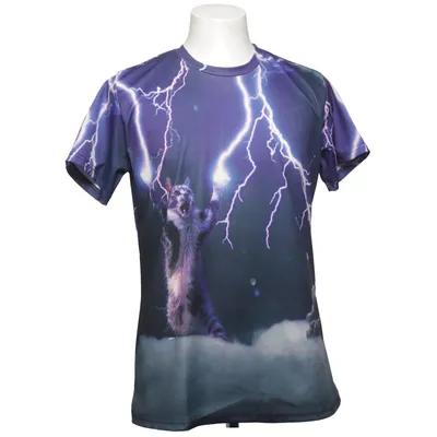 T-shirt (Blå, Flerfärgad) från Aideaone