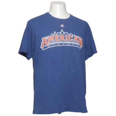 T-shirt (Blue, Multicolored) from Majestic Cotton