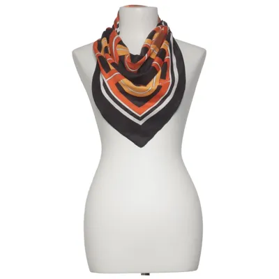 Silketørklæde (Sort, Orange, Brun) fra Richard Allan x H&M