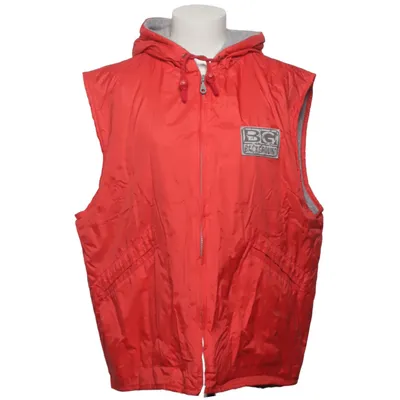 Outer vest (Red, Gray, Black) from Background Polyamide, Polyester, Viscose