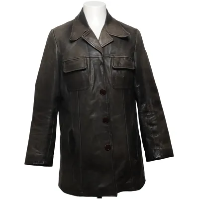 Veste en cuir (Gris) de Rocco Barocco Cuir, Polyester