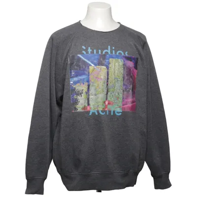 Collegetröja (Grå, Flerfärgad) från Acne Studios Bomull, Polyester