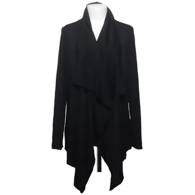 Cardigan (Noir) de Elie Tahari Cuir, Laine