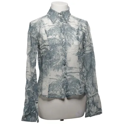 Skjorta (Turkos) från H&M Conscious Collection Exclusive Lyocell, Silke