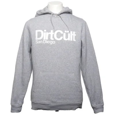 Sweat à capuche (Gris) de DirtCult Coton, Polyester