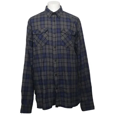 Flannel shirt (Blue, Gray) from Perzoni Cotton