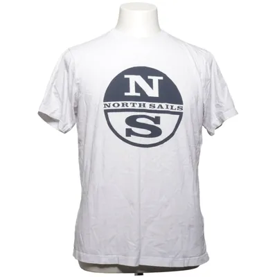 T-shirt (Vit, Blå) från North Sails Bomull
