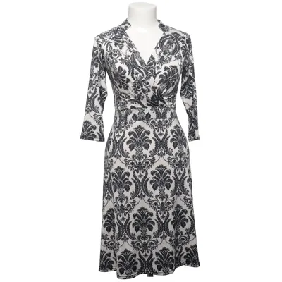 Robe portefeuille (Noir, Blanc) de Fifilles Élasthane, Polyester