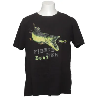 T-shirt (Black) from Fladen Fishing Cotton