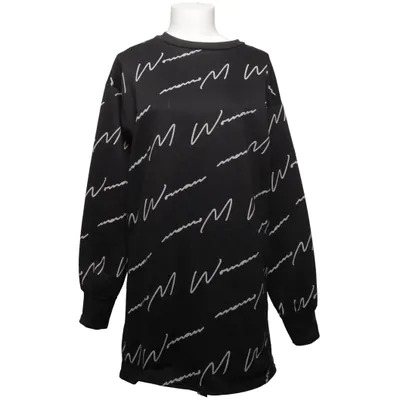 Jurk (Zwart, Wit) van Boohoo Elastaan, Polyester