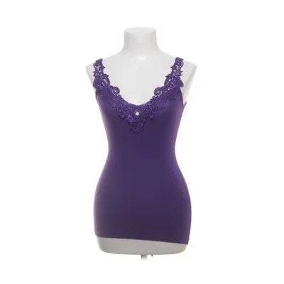 Linne (Lila) från Jeans & Clothes Bomull, Elastan