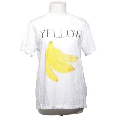 T-shirt (White, Yellow) from Ganni Cotton