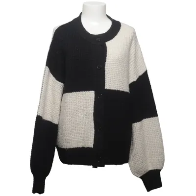 Cardigan (Black, Beige) from Monki Elastane, Polyester