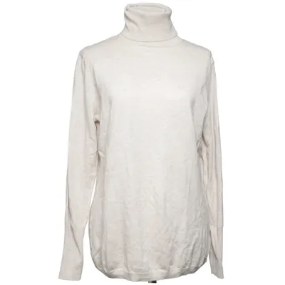 Turtleneck (Beige) fra Oui Bomuld